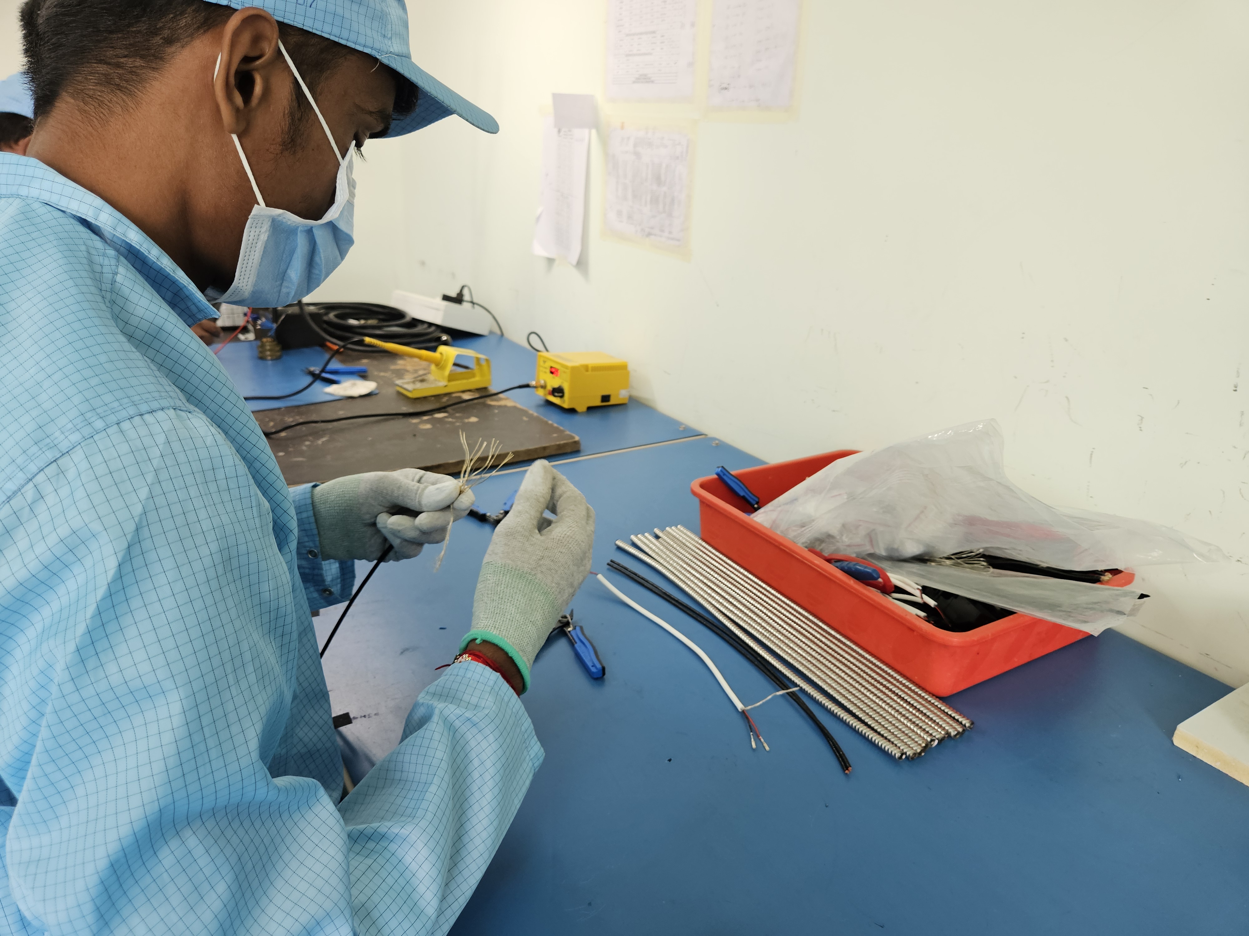 Quality inspection of a finished electronic assembly