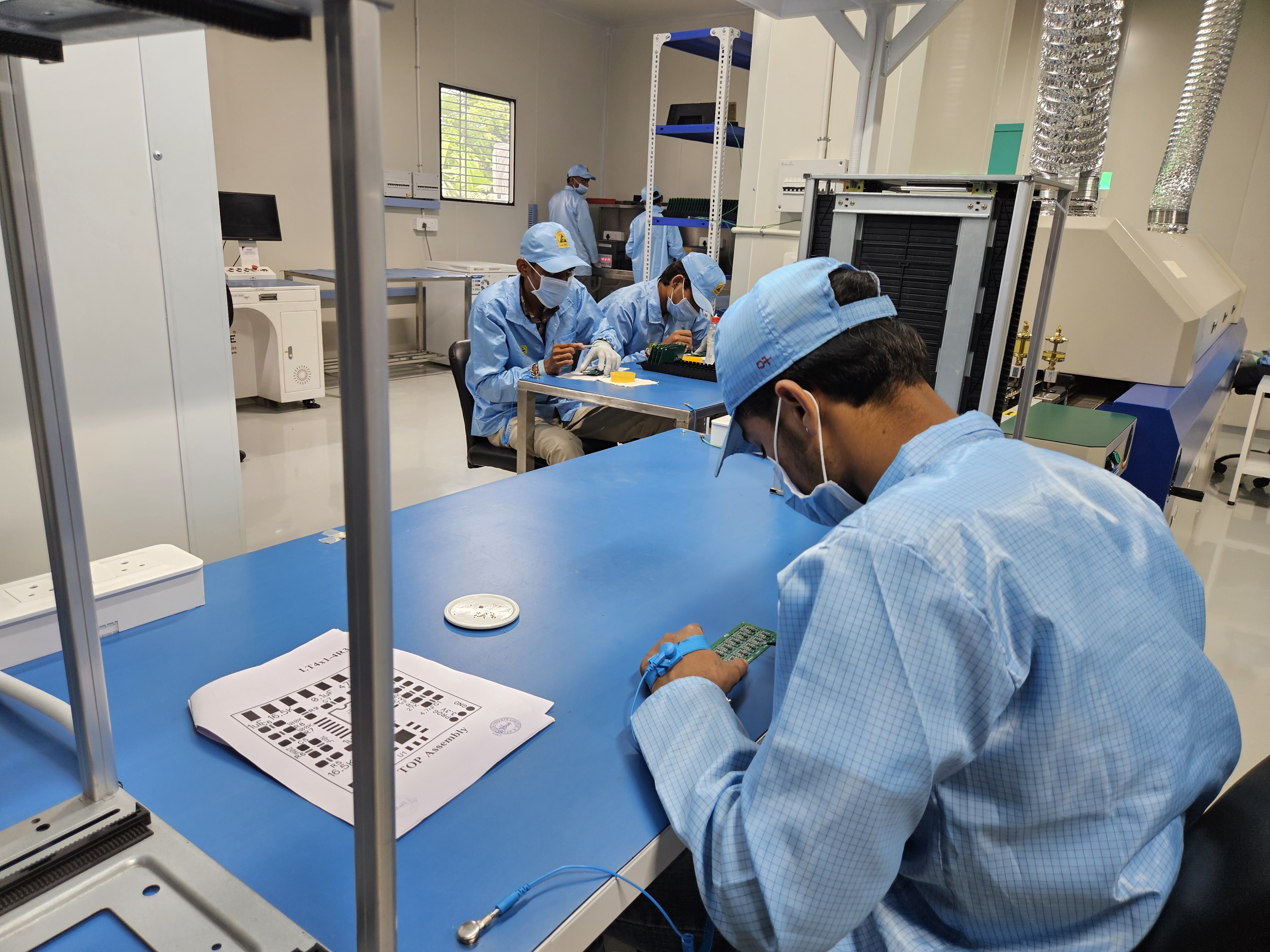 Quality inspection of a finished electronic assembly